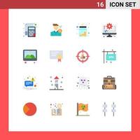 16 Creative Icons Modern Signs and Symbols of computer money money jar cash Editable Pack of Creative Vector Design Elements