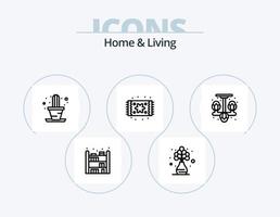 Home And Living Line Icon Pack 5 Icon Design. . bunk bed. living. living. baby crib vector