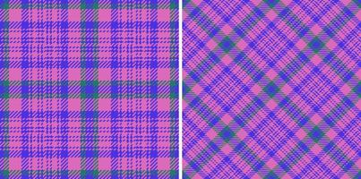 Seamless background vector. Pattern fabric texture. Tartan check textile plaid. vector