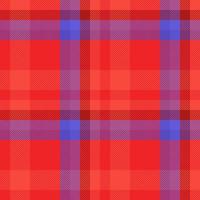 Check pattern seamless. Fabric plaid textile. Texture vector tartan background.
