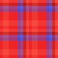 Check pattern seamless. Fabric plaid textile. Texture vector tartan background.