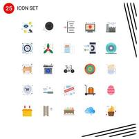 25 Creative Icons Modern Signs and Symbols of protect marketing kick management text Editable Vector Design Elements