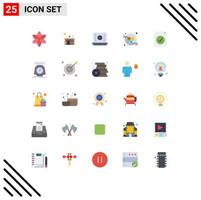 25 Creative Icons Modern Signs and Symbols of selected complete media play power energy Editable Vector Design Elements