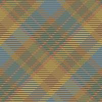 Check plaid seamless fabric texture. Diagonal print. vector