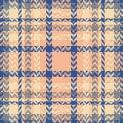 Plaid check pattern. Seamless fabric texture. Tartan textile print.