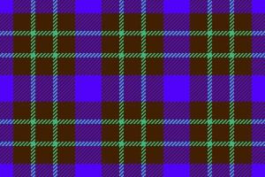 Fabric vector pattern. Background plaid textile. Seamless check tartan texture.