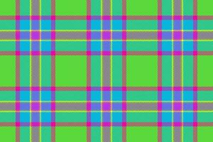 Plaid seamless background. Tartan check textile. Pattern texture fabric vector. vector