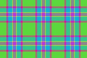 Plaid seamless background. Tartan check textile. Pattern texture fabric vector. vector