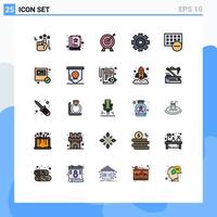 25 Creative Icons Modern Signs and Symbols of hardware devices investment computers media player Editable Vector Design Elements