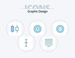 diseño azul paquete de iconos 5 diseño de iconos. . agregar. . agregar vector