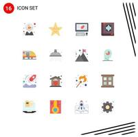 16 Creative Icons Modern Signs and Symbols of subway scary computer magic book Editable Pack of Creative Vector Design Elements