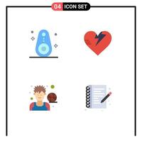 4 Creative Icons Modern Signs and Symbols of bluetooth basketball tracked care player Editable Vector Design Elements