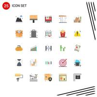 25 Creative Icons Modern Signs and Symbols of tools industry tools construction performance Editable Vector Design Elements