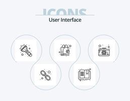 User Interface Line Icon Pack 5 Icon Design. . direction. landing. compass. communication vector