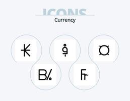 Currency Line Filled Icon Pack 5 Icon Design. cash . coin . generic. money vector