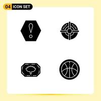 Creative Icons Modern Signs and Symbols of error bangla target point sports Editable Vector Design Elements