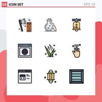 9 Creative Icons Modern Signs and Symbols of website ux medical ui usa Editable Vector Design Elements