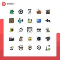 25 Creative Icons Modern Signs and Symbols of construction bag outline business rent Editable Vector Design Elements