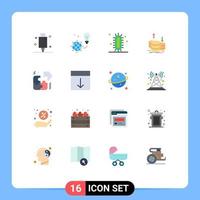 paquete de iconos de vector de stock de 16 signos y símbolos de línea para estudio de bombilla de monedas de capital aprender paquete editable de elementos de diseño de vector creativo