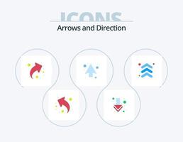 Arrow Flat Icon Pack 5 Icon Design. . . share. direction. arrows vector