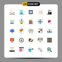 25 Creative Icons Modern Signs and Symbols of despotism food plug eggs breakfast Editable Vector Design Elements