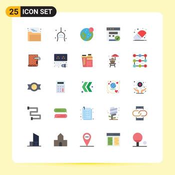 25 Flat Color concept for Websites Mobile and Apps education web turkey seo moon Editable Vector Design Elements