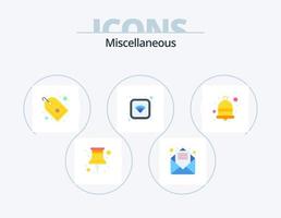 Miscellaneous Flat Icon Pack 5 Icon Design. interface. bookmark. wifi. connection vector