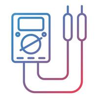 Multimeter Line Gradient Icon vector