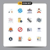 16 Creative Icons Modern Signs and Symbols of optometrist detect citadel user avatar Editable Pack of Creative Vector Design Elements