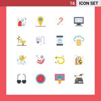 16 Creative Icons Modern Signs and Symbols of friendship agreement toy pc device Editable Pack of Creative Vector Design Elements