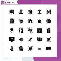 25 Creative Icons Modern Signs and Symbols of enlarge money achievement savings bank Editable Vector Design Elements