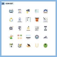 25 Universal Flat Colors Set for Web and Mobile Applications shareit transfer air share horn Editable Vector Design Elements