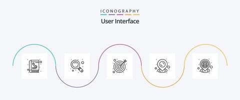 User Interface Line 5 Icon Pack Including navigation. location. goal. home. streamline vector