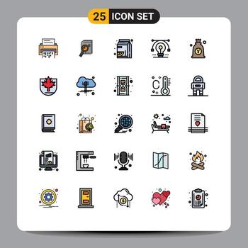 25 Creative Icons Modern Signs and Symbols of pak grapefruit analysis fruit data Editable Vector Design Elements