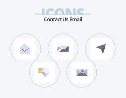 Email Flat Icon Pack 5 Icon Design. . mail. . marker vector