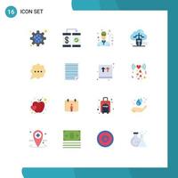 Universal Icon Symbols Group of 16 Modern Flat Colors of data connected wallet cloud game Editable Pack of Creative Vector Design Elements