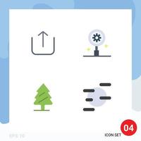 paquete de iconos de vector de stock de 4 signos y símbolos de línea para elementos de diseño de vector editables de ciencia de ajuste de búsqueda de resorte de instagram