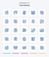 Creative User Interface 25 Blue icon pack  Such As map. user. user. select. interface vector