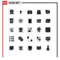 paquete de iconos de vector de stock de 25 signos y símbolos de línea para dispositivos elementos de diseño de vector editables de calendario chino de negocios de mandarín