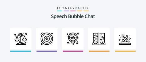 Chat Line 5 Icon Pack Including . interaction. message. cross. chat. Creative Icons Design vector