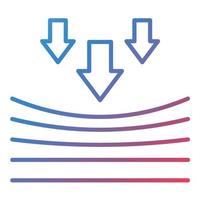 Resilience Line Gradient Icon vector