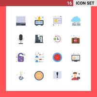 16 Creative Icons Modern Signs and Symbols of data server pac man network console Editable Pack of Creative Vector Design Elements