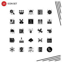 25 Creative Icons Modern Signs and Symbols of target man automation web design Editable Vector Design Elements