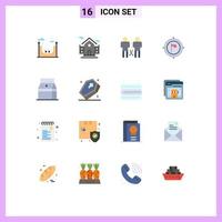 paquete de iconos de vector de stock de 16 signos y símbolos de línea para bebida enfoque mente bandera negocio paquete editable de elementos creativos de diseño de vectores