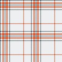 Plaid seamless pattern. Check fabric texture. Vector textile print.