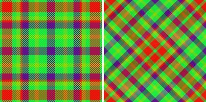 Texture seamless fabric. Pattern plaid check. Tartan background textile vector. vector