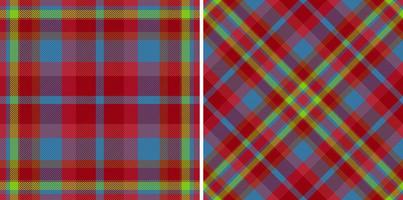 Fabric vector texture. Seamless plaid pattern. Background check textile tartan.