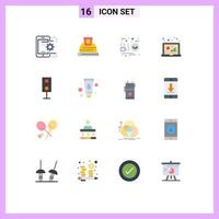 16 Creative Icons Modern Signs and Symbols of research computer bio analytic leaf Editable Pack of Creative Vector Design Elements