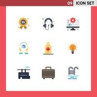 9 Creative Icons Modern Signs and Symbols of bottle product computer handle care Editable Vector Design Elements