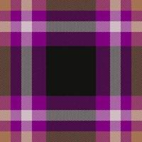 Plaid check pattern. Seamless fabric texture. Tartan textile print. vector